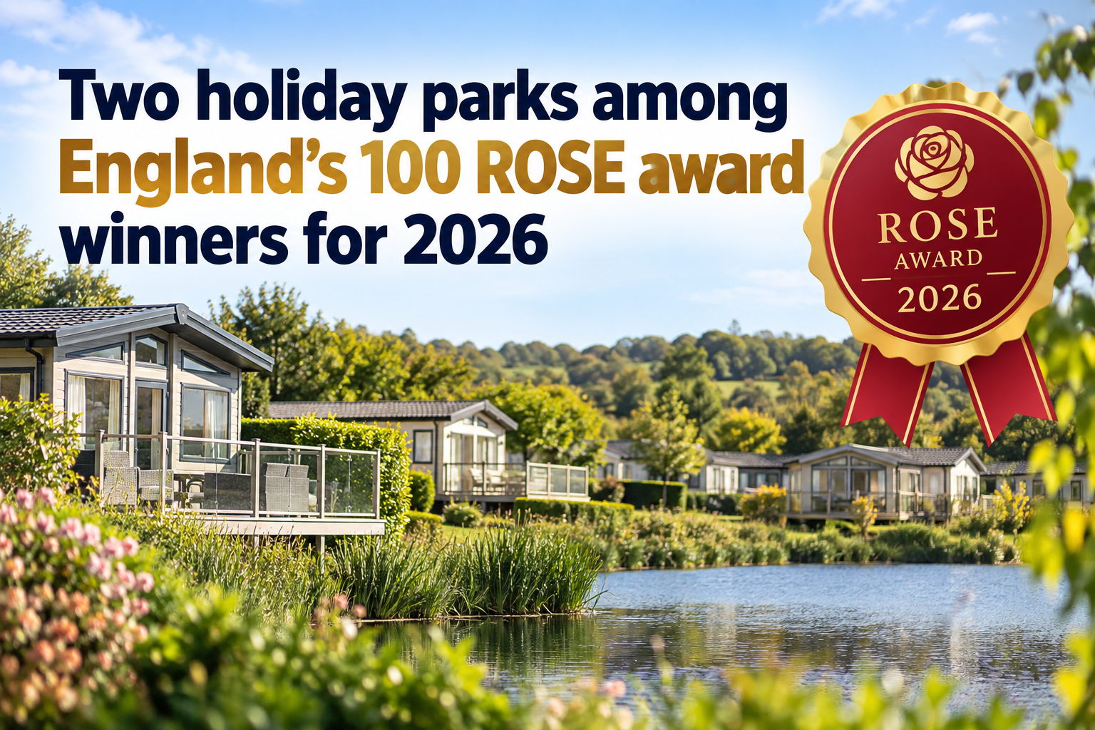 Two holiday parks among England's 100 ROSE award winners for 2026