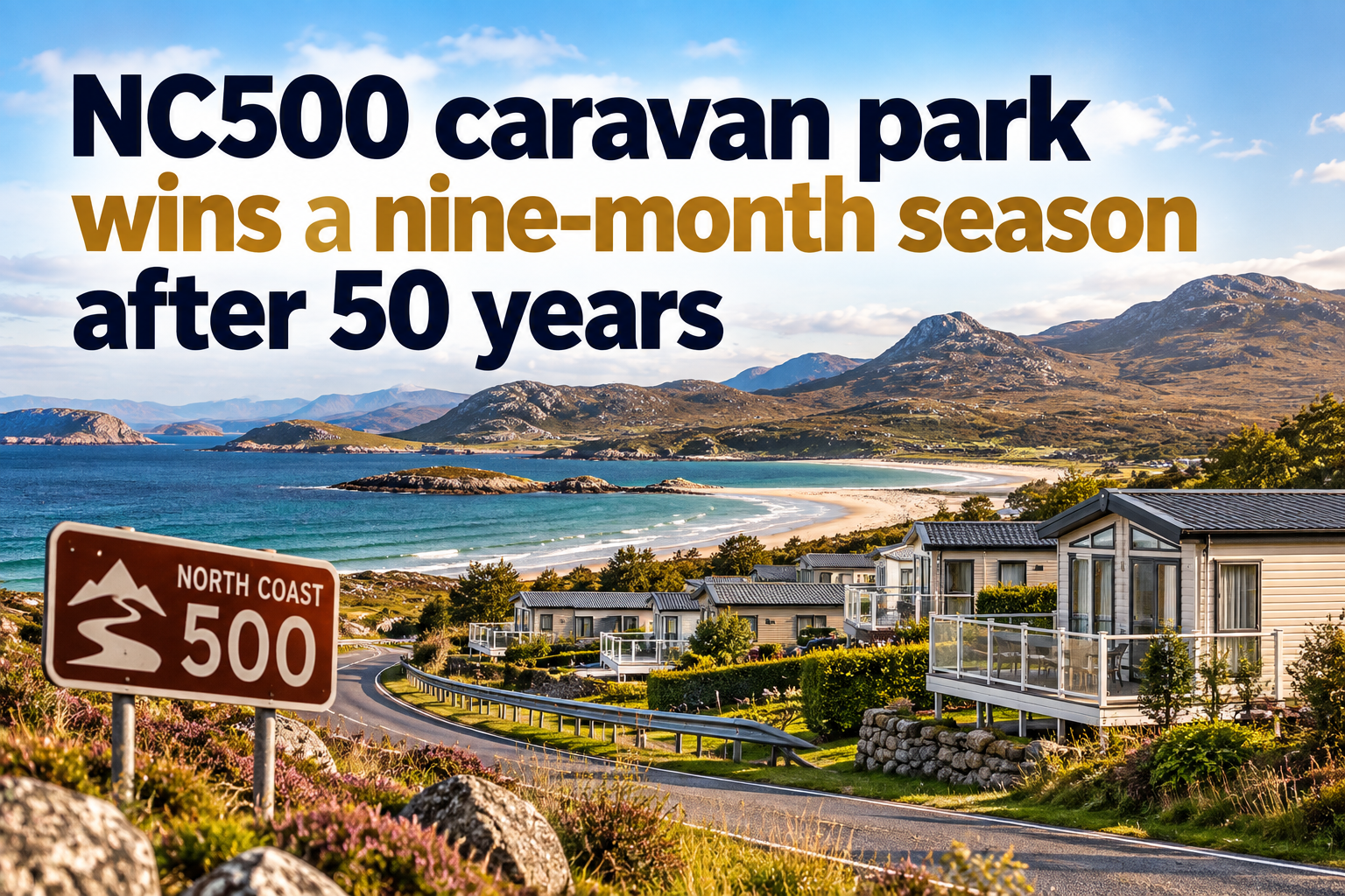 NC500 caravan park wins a nine-month season after 50 years